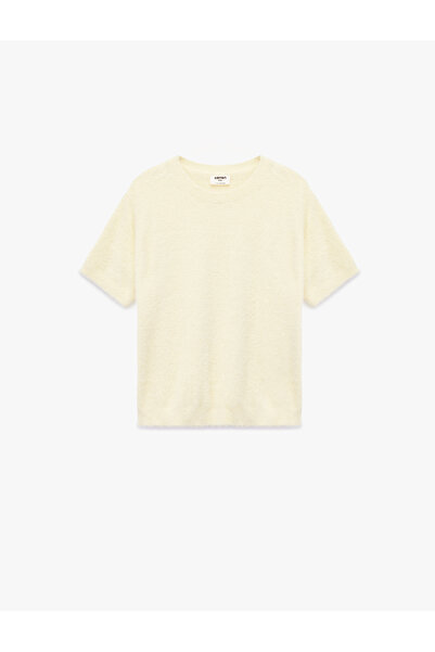 Koton Short Sleeve Crew Neck Basic Knitwear Sweater