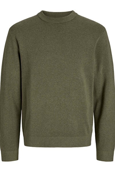 Jack & Jones Men's Stone Gray Sweater Model Code: (12259666Stone Gray)