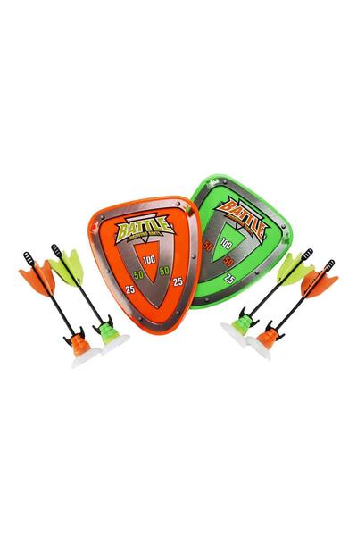 Sunman Battle Throwing Darts - Kalkanlı Hedefli Köpük Ok Atma Seti