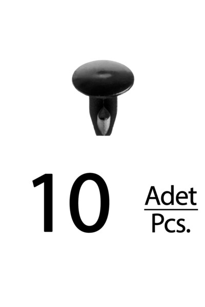 ALPHA AUTO PART Honda Accord için Kaput Döşeme Keçe Klips - 10 Adet