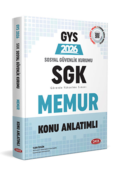 Data Yayınları Data 2026 Sosyal Güvenlik Kurumu (SGK) Memur GYS Konu Anlatımlı
