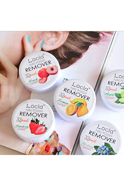 locia مناديل إزالة طلاء الأظافر - 32 منديلًا