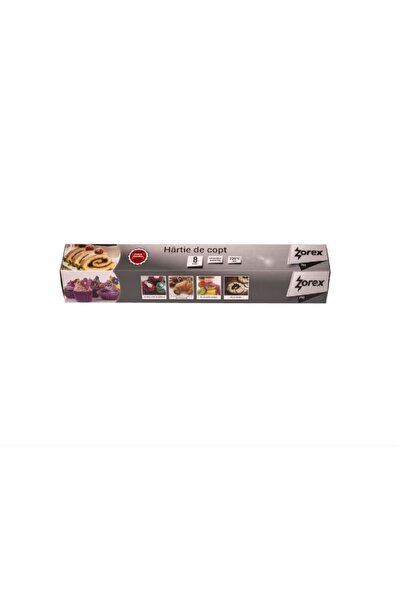 ZOREX Set 10 Bucati - Hartie pentru Copt , Rola, 38cm x 8m, Greutate 100 g,