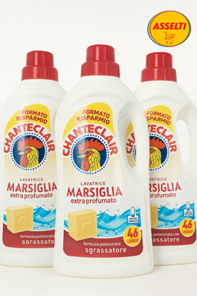 Chanteclair Set ASSELTI® Origin Italia – 3 x Marsilia 46 spălări, extra parfu...