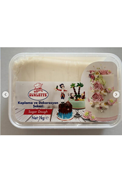 ovalette ŞEKER HAMURU 1KG BEYAZ