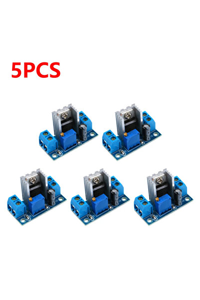 Choice11 5 قطع منظم جهد قابل للتعديل مزود طاقة باك ستيب خافت LM317 محول تيار ...