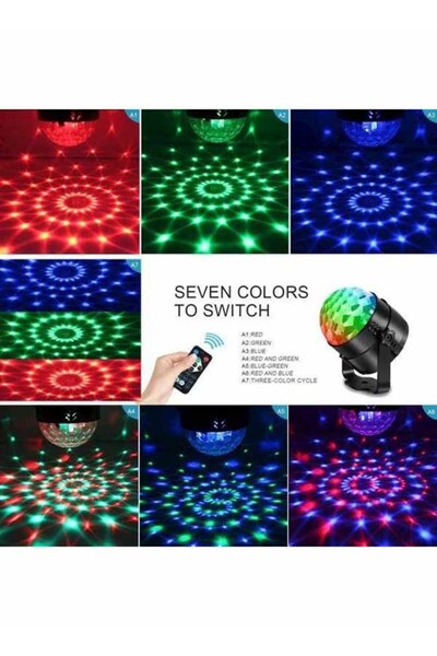 Generic LED Decorative Disco Magic Ball Light With Remote