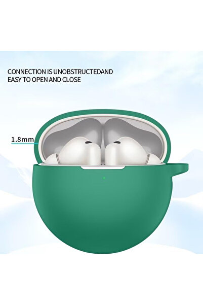 Coverzone High Quality Hooked Soft Silicone Earphone Case Compatible with Huawei Freebuds 7İ Fb-7İ