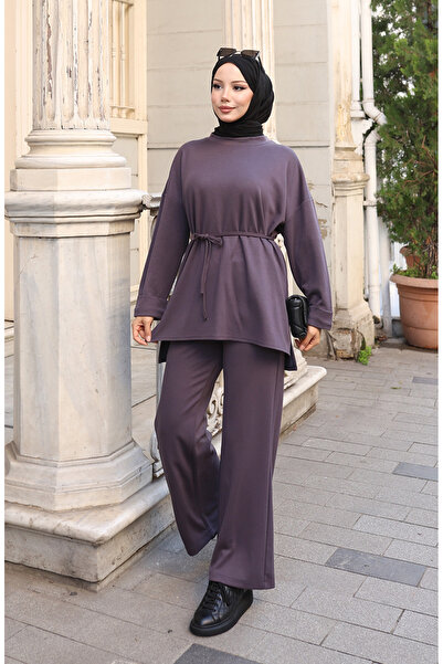 sefamerve Premium Fabric Tunic Trousers Double Suit 2191-01 Anthracite