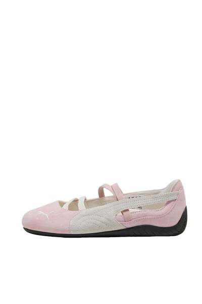 Puma Speedcat Ballet Flats for Women | Pink White| Comfort Shoes