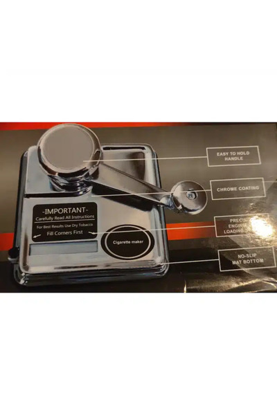 OEM Hand crank tobacco injector, stainless steel