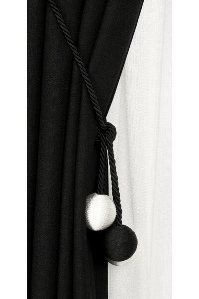 cheap's home Lüks 4 Toplu İp Sarım Tavandan Asmalı Toplama Perde Aksesuarı (Braçol)