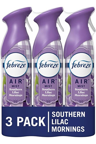 Febreze Air Mist Air Freshener Spray, Lilac, 8.8 oz (Pack of 3)