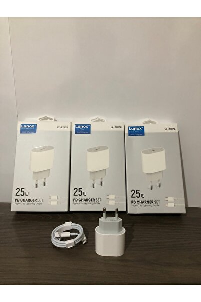 LUNOX Plus 25 Watt İphone Şarj Aleti