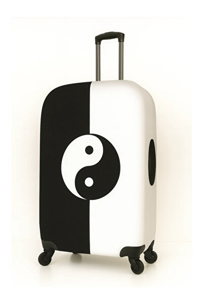 Trink Çanta Fabric Suitcase Cover and Luggage Cover (111-Ying Yang) Cabin Cabin