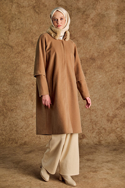 Setrms Kaşe Büyük Beden Kaban