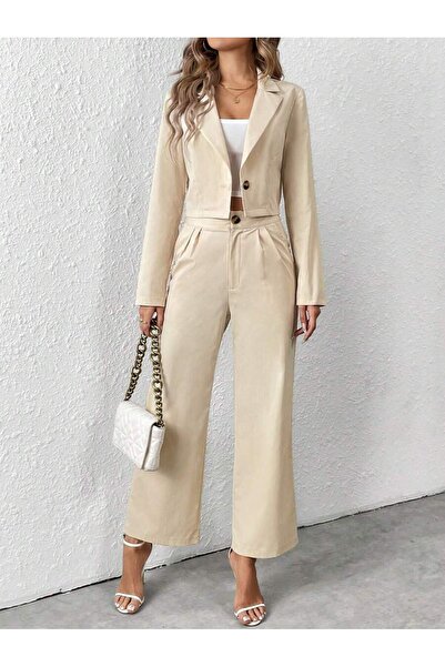 MODA ADEN Women&Kids Double-Breasted Jacket Pants Suit
