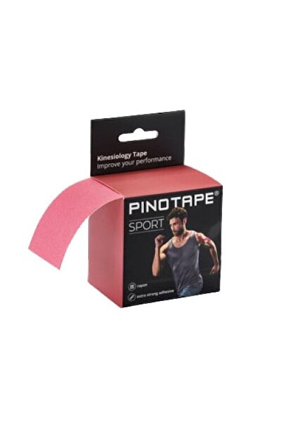 PINO Bandă kinesiologică, 5 cm x 5 m, roz zmeură
