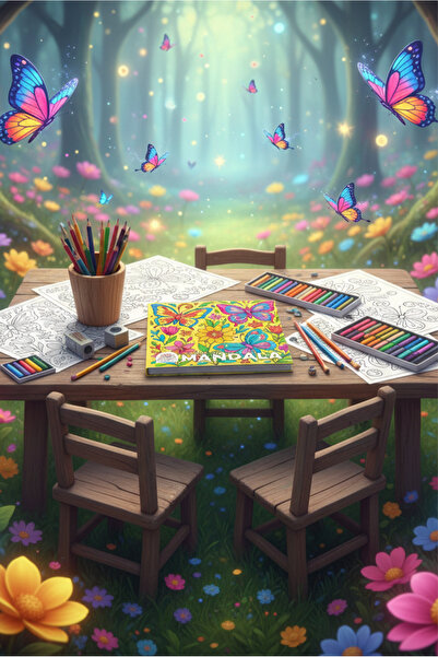 Art Terapi Mandala Yayınları MANDALA YETİŞKİNLER İÇİN BOYAMA KİTABI