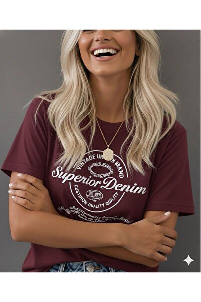 FAVORİST Superior Denim Printed T-Shirt