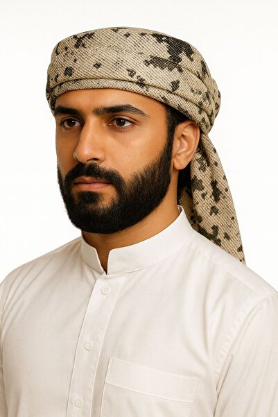 LaFont Army-colored shawl and headband for camping and hunting trips