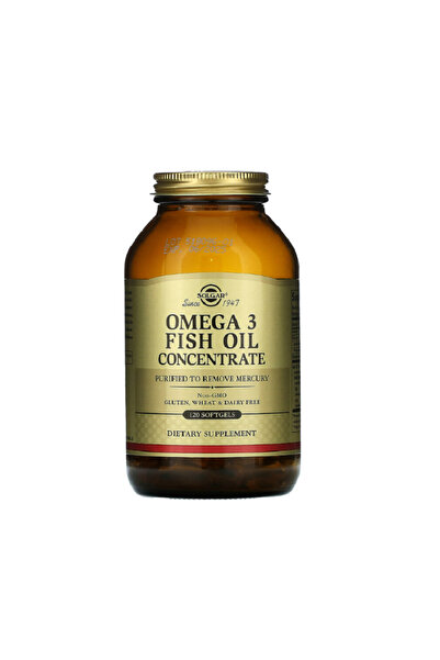 Solgar Concentrat de ulei de pește Omega 3 120 capsule moi -