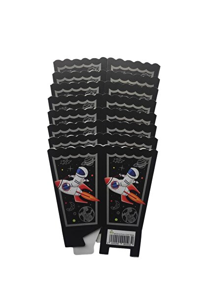 Patladı Gitti Space Themed Corn Chips Box 8 Pieces