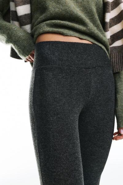 Pull & Bear Soft touch flared trousers