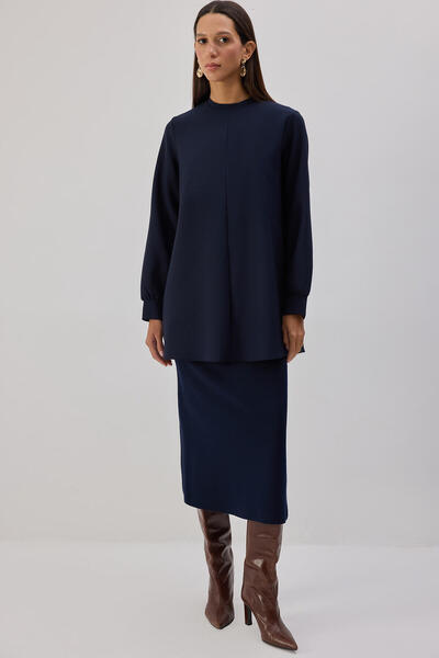 Touché Privé ZIPPERED CREPE TUNIC