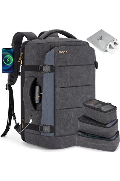 Tzowla Travel Laptop Backpack for Men Women Flight Approved