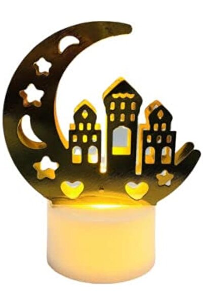 Yuwell ™ EID Ramadan Festival LED Candle Lights Star Night Candle (Pack of 3) - Ramadan mosque