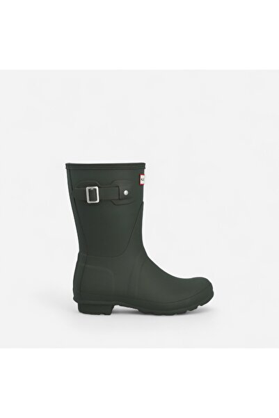 Hunter Originals Wellington Kadın Koyu Yeşil Kısa Bot Haki Kısa Bot HFRW0009242-DOV