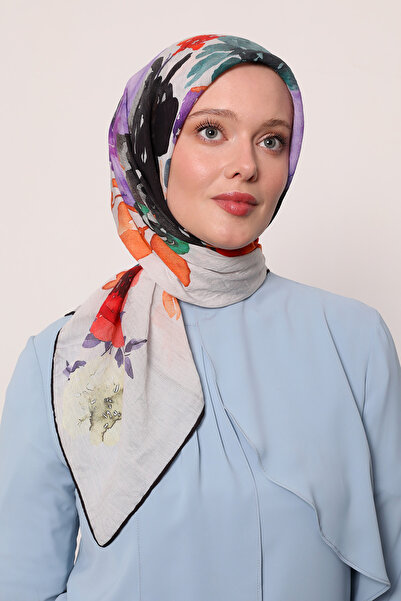 LuvenSara Dream Flower Pattern Summer Scarf