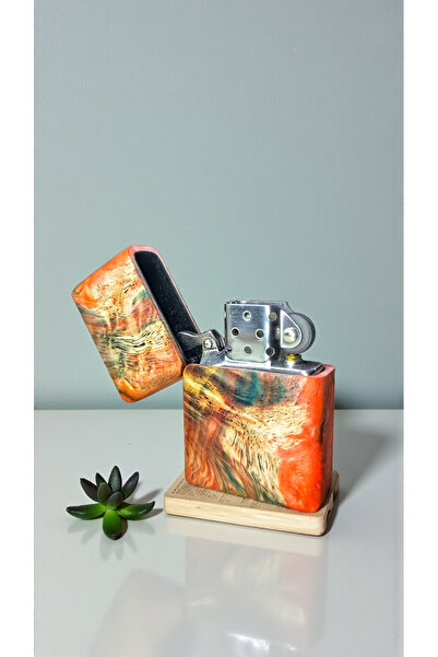 precious Stabilize Gürgen Ağacı El Yapımı Benzinli Çakmak – Ömür Boyu Garantili