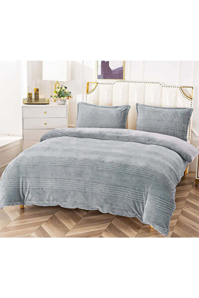 trendyhome Double Bed Bedding Set Cocolino 4 Pieces Dark Gray