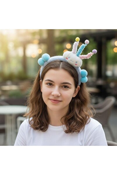 burjalmodah طوق شعر بتصميم الغيمة والكور الملونة.