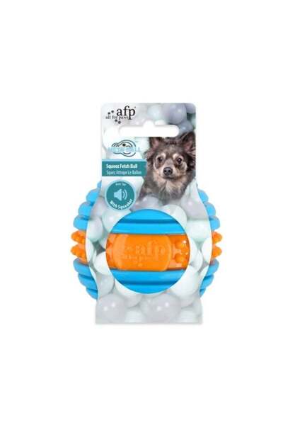 All For Paws Meta Ball Squeeze Fetch Ball 5.0