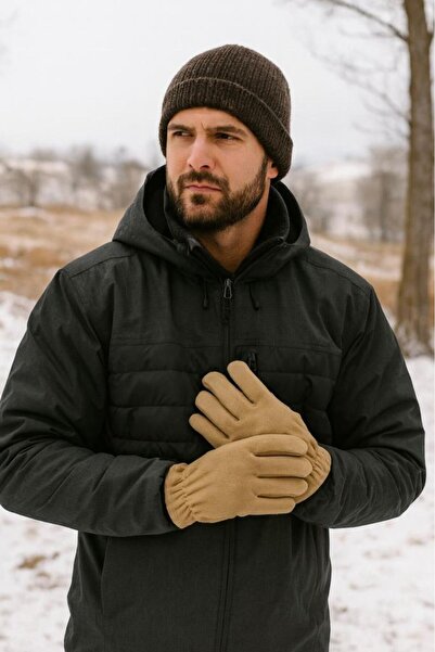 SINGLE SWORD قفازات صوفية للجنسين من BEJ – قفازات شتوية عازلة للحرارة ومقاومة...