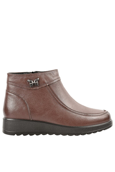 FORMAZIONE Casual boots, women, FORMAZIONE, 3727 brown, leather 40