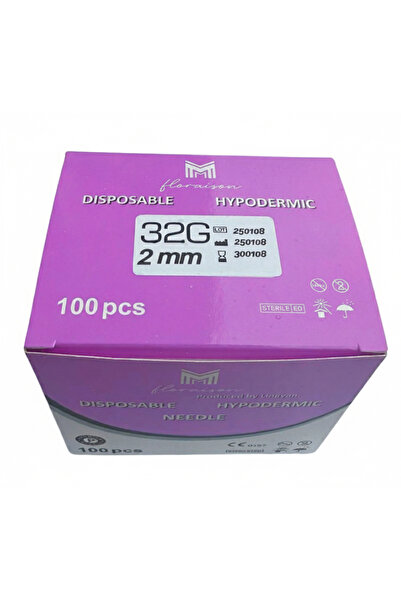 ORKAMED 32G x 2MM Mezoterapi enjektor ucu 1 kutu 100 Adet