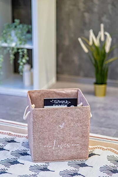 Tex Republic 2Pcs Felt Shelf Organizer Organizer-Toy Basket-Multi-Purpose Box...