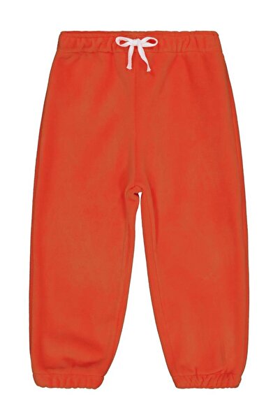 Civil Boys Basic Polar 2-5 Years Old Sweatpants - Orange 3-4 Years Old