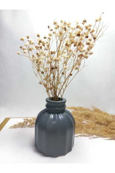 emilysamy مزهرية مخططة رفيعة - قطعة ديكور عصرية وبسيطة، إناء زهور لغرفة المعي...