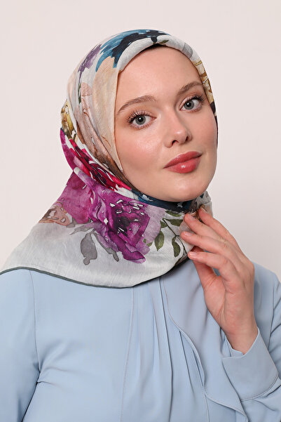 LuvenSara Dream Flower Pattern Summer Scarf