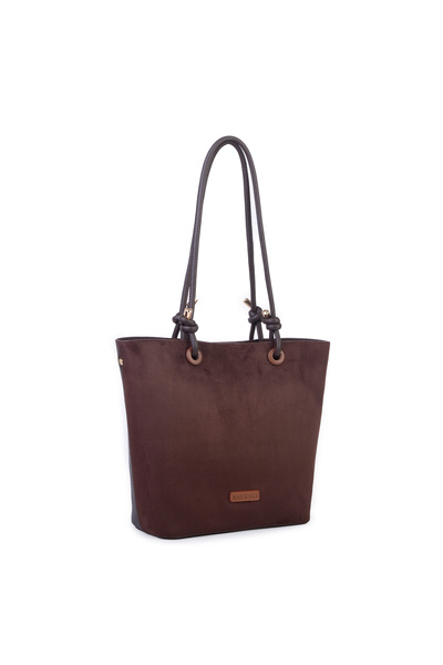 Nas Bag , Large Size, Suede, Women's Shoulder Bag