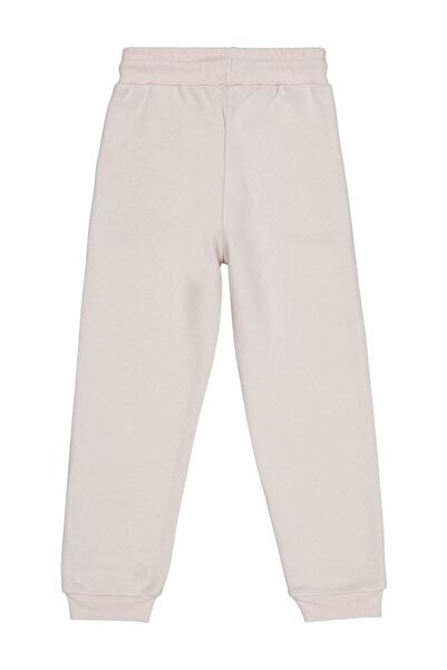 Civil Girls Flower Embroidered 6-9 Years Old Sweatpants - Beige 8-9 Years Old