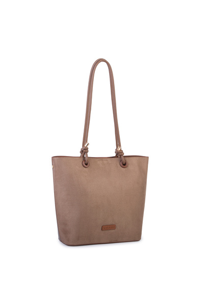 Nas Bag , Large Size, Suede, Women's Shoulder Bag