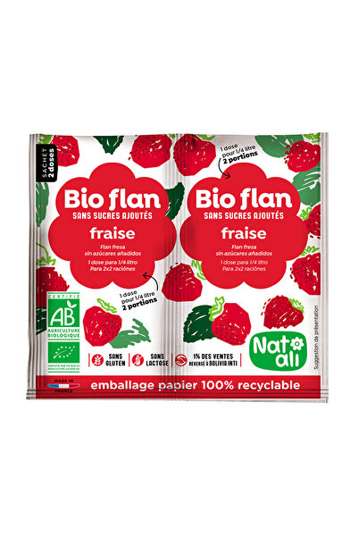 Natali Πουτίγκα φράουλας, βιολογική, 2x 4g, Nat-ali