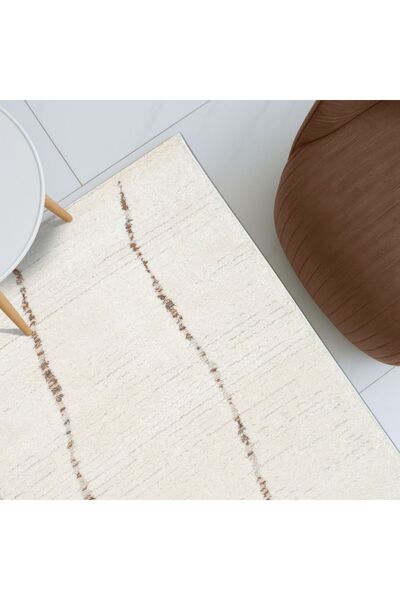 Danube Home سجادة لا بيرل مودرن أبستراكتس، سجادة أرضية، 200×300 سم، لون أبيض ...