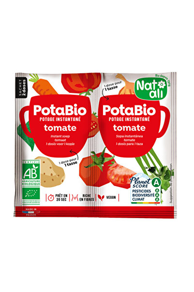 Natali Supa instant cu rosii si legume, bio, 2x 8.5g, Nat-ali